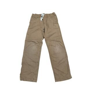 Cat and Jack Tan Straight Leg Boys Pants Size 8 Some Wear at Knees